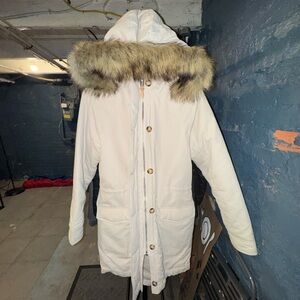 Abercrombie Cream Parka